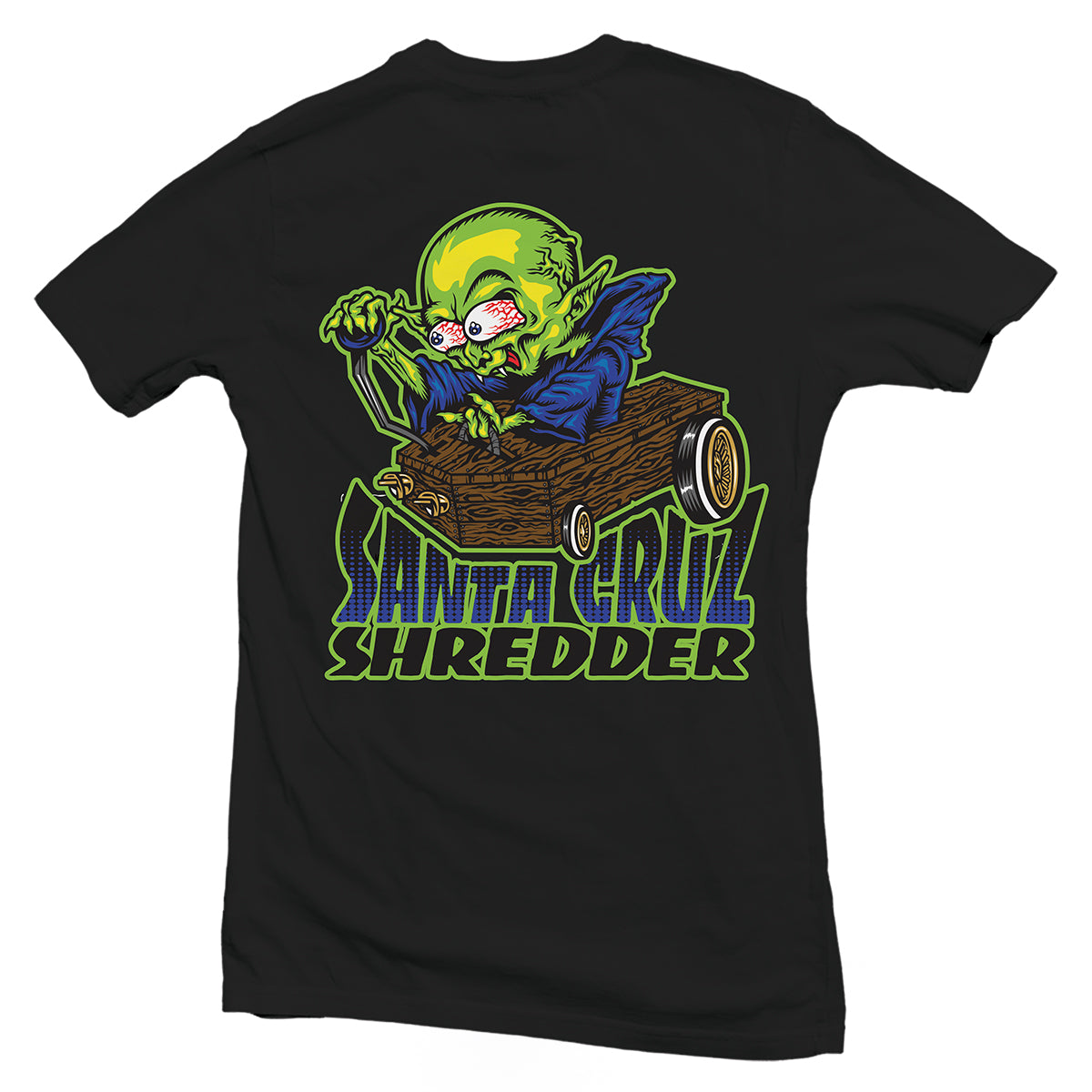 santa-cruz-shredder-shred-till-dead-t-shirt-coton-noir-l image 6