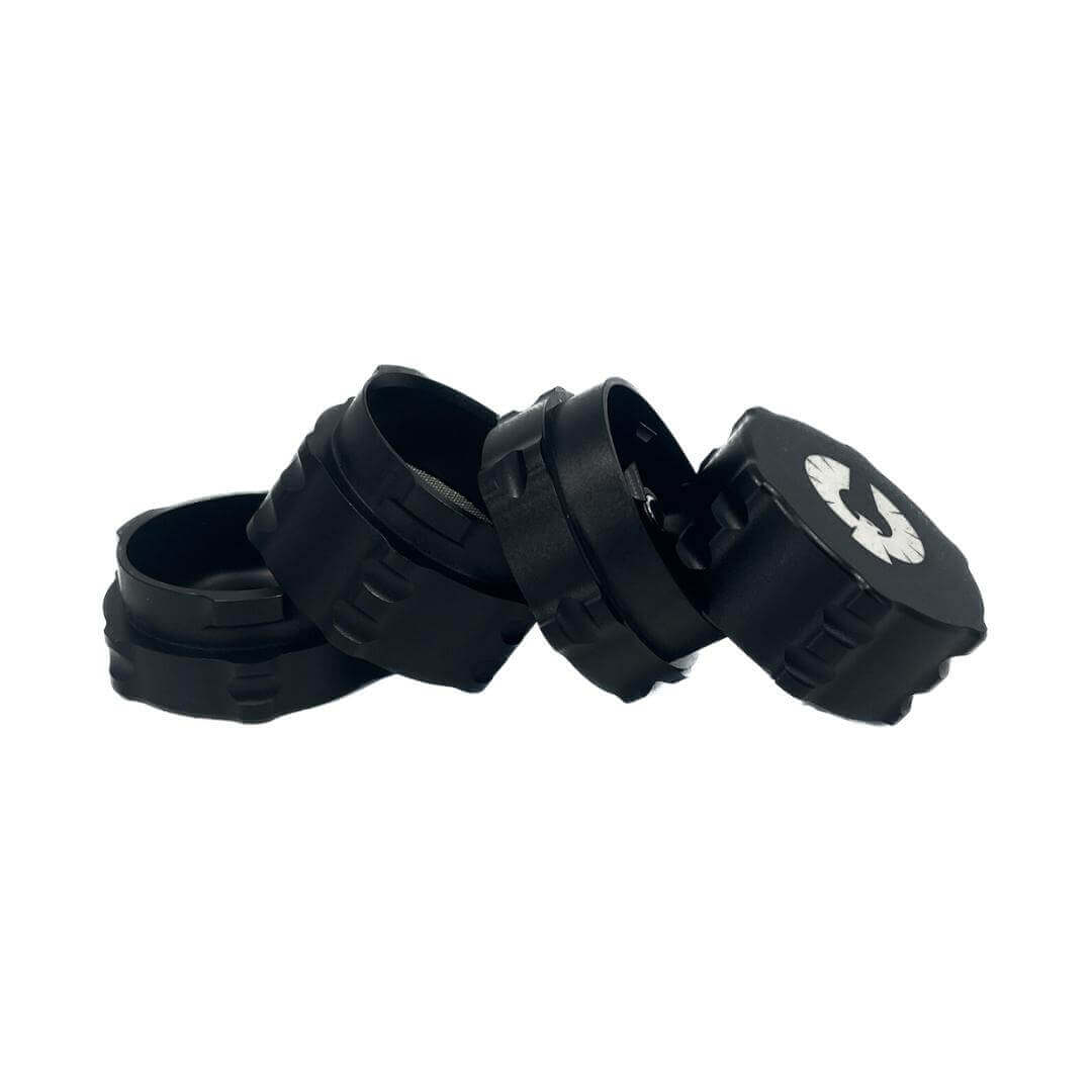 phoenician-pro-4-piece-small-grinder-4-parties-aluminium-noir image 2