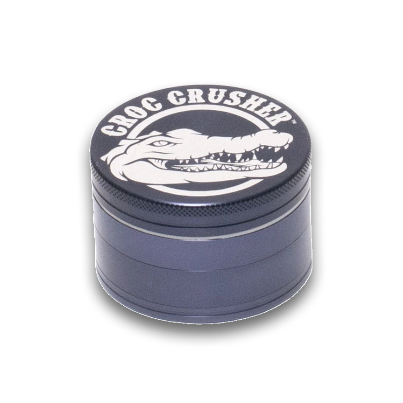croc-crusher-1-5-inch-grinder-herbe-cobalt-4-parties-kief image 2
