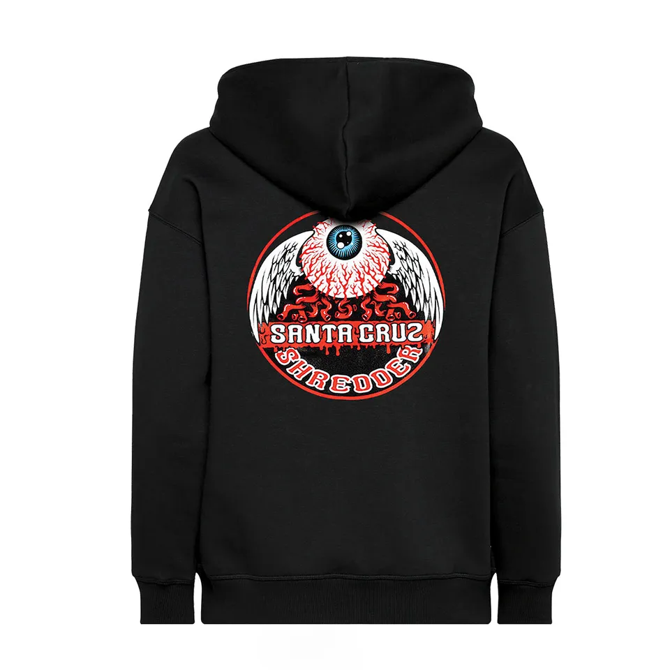 santa-cruz-shredder-aluminum-hoodie-flying-eyeball-coton image 1