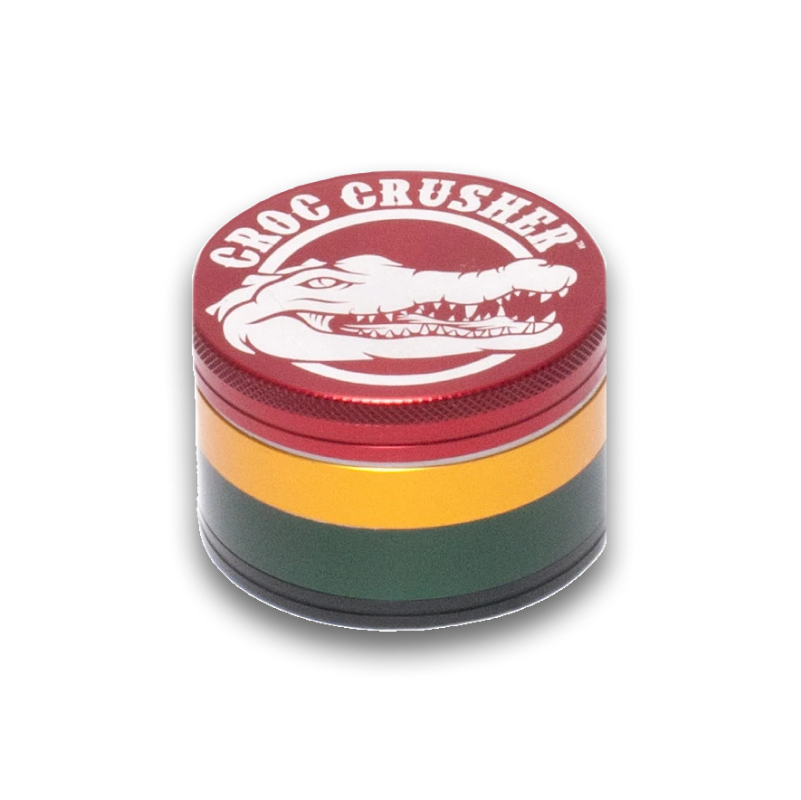croc-crusher-2-5-inch-grinder-herbe-rasta-4-parties image 2