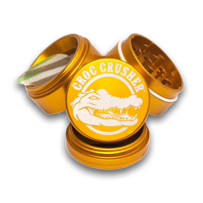croc-crusher-2-2-inch-grinder-herbe-dor-4-parties-solide image 1