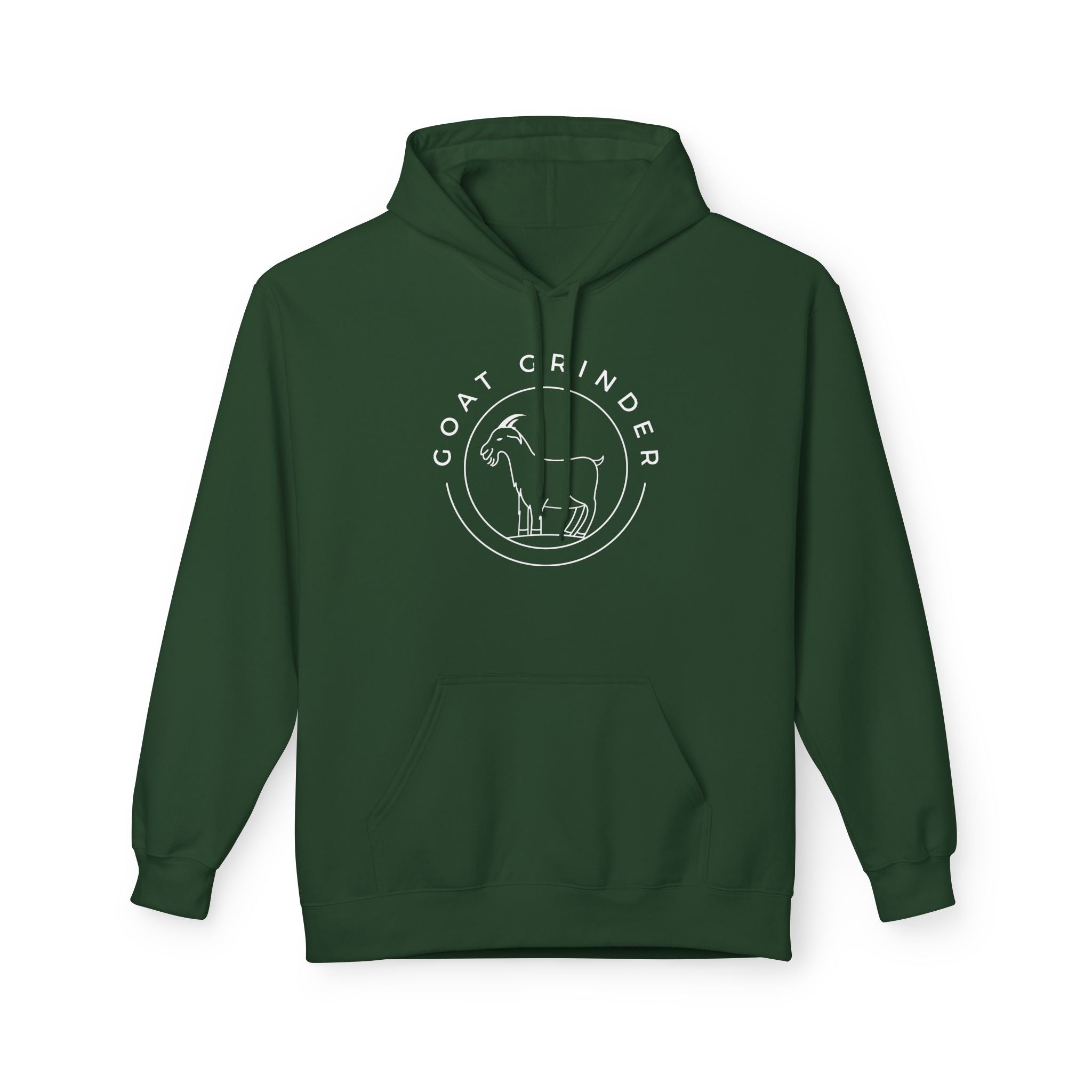 goat-grinder-merch-logo-hoodie-sweat-capuche-noir-molleton image 5