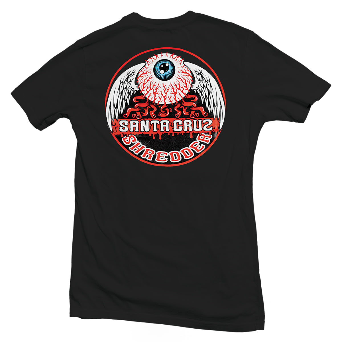 santa-cruz-shredder-flying-eyeball-t-shirt-coton-noir-l image 1