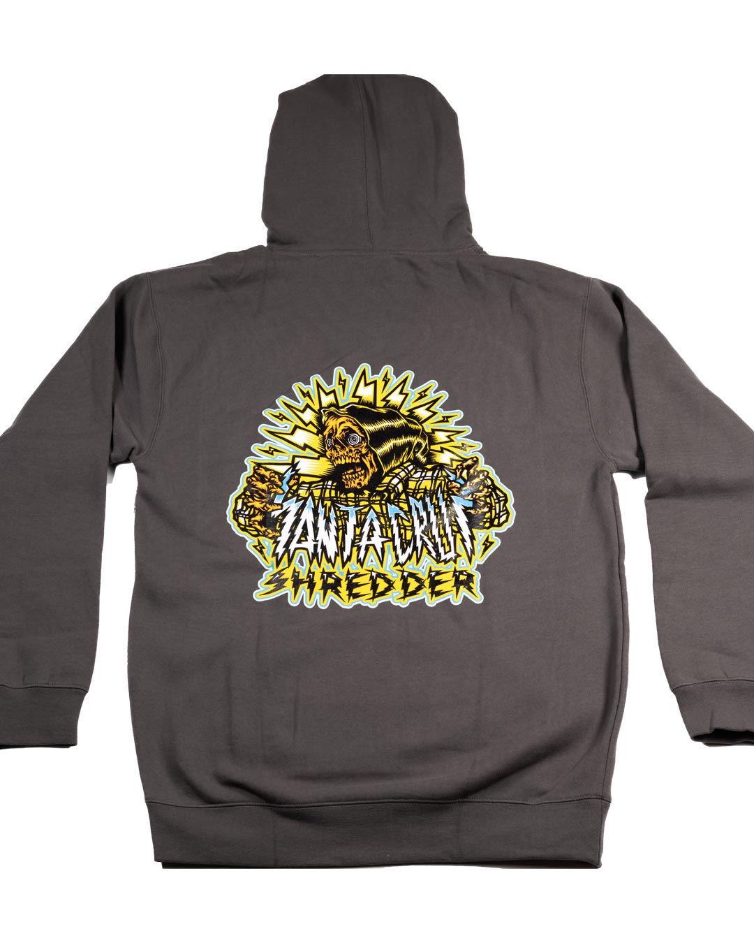 santa-cruz-shredder-aluminum-hoodie-shocker-skull-coton-noir image 6