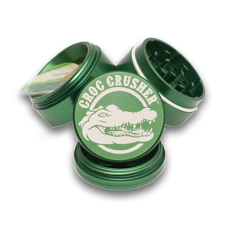 croc-crusher-2-5-inch-broyeur-herbes-vert-4-pi-ces-aluminium image 1