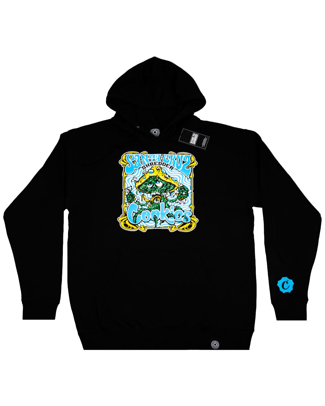 santa-cruz-shredder-scs-x-cookies-hoodie-sweat-capuche-taille-l image 1
