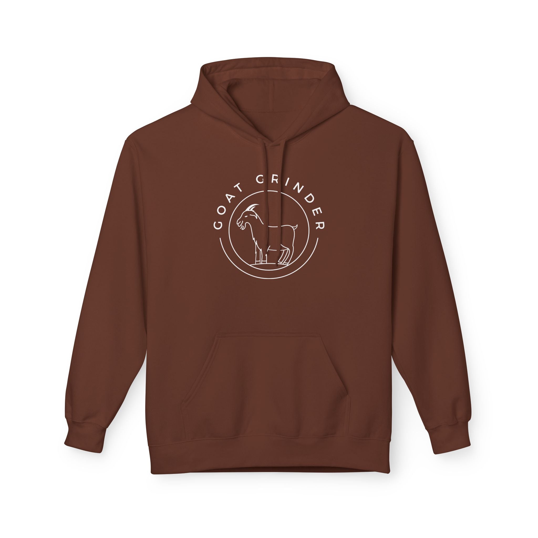 goat-grinder-merch-logo-hoodie-sweat-capuche-noir-molleton image 1