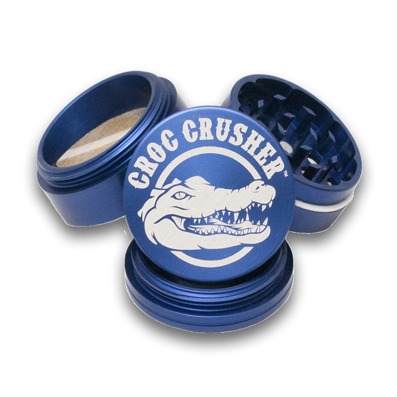 croc-crusher-2-inch-grinder-4-parties-bleu-aluminium image 1