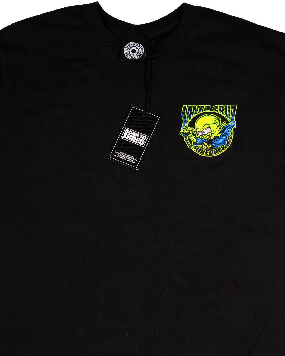 santa-cruz-shredder-shred-till-dead-t-shirt-coton-noir-l image 5