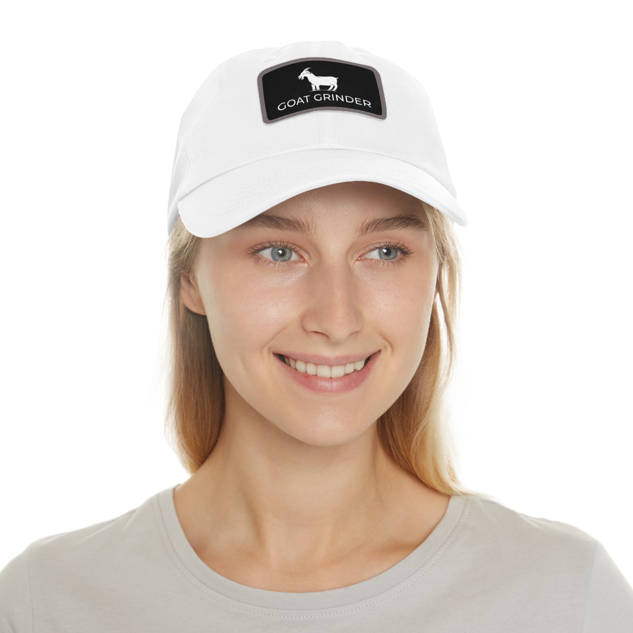 goat-grinder-dad-hat-casquette-patch-cuir-blanc-taille-unique image 5